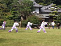 早朝の太極拳